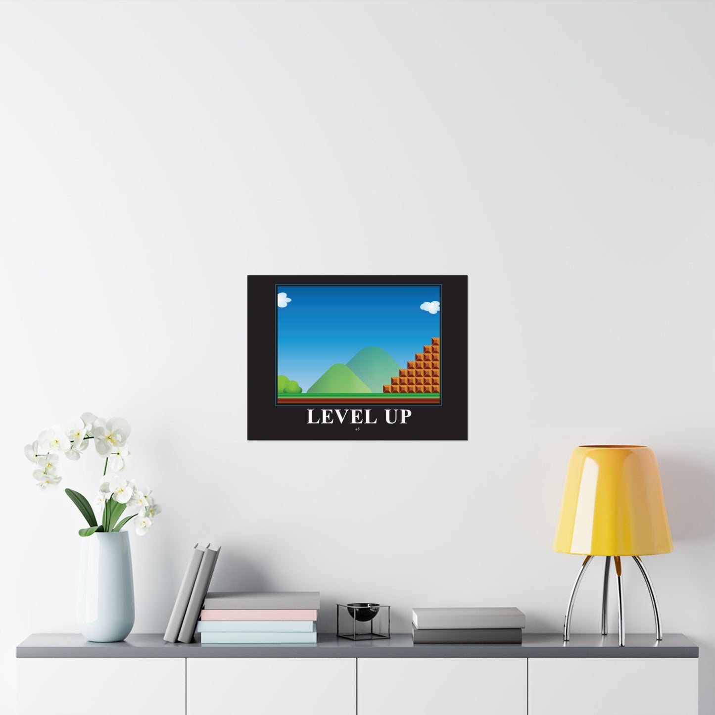 Level Up Motivational Poster - Matte Finish