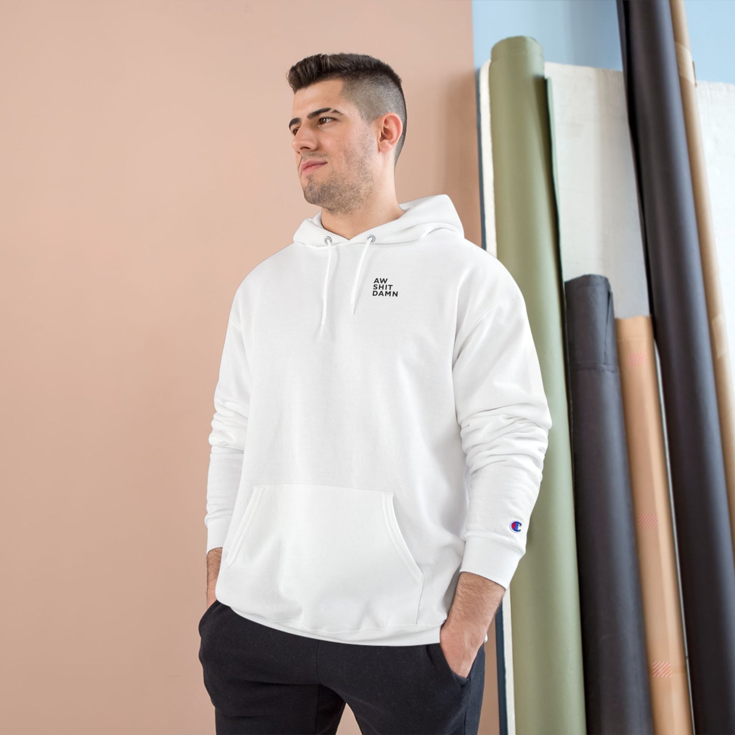 Aw Shit Damn Champion Hoodie