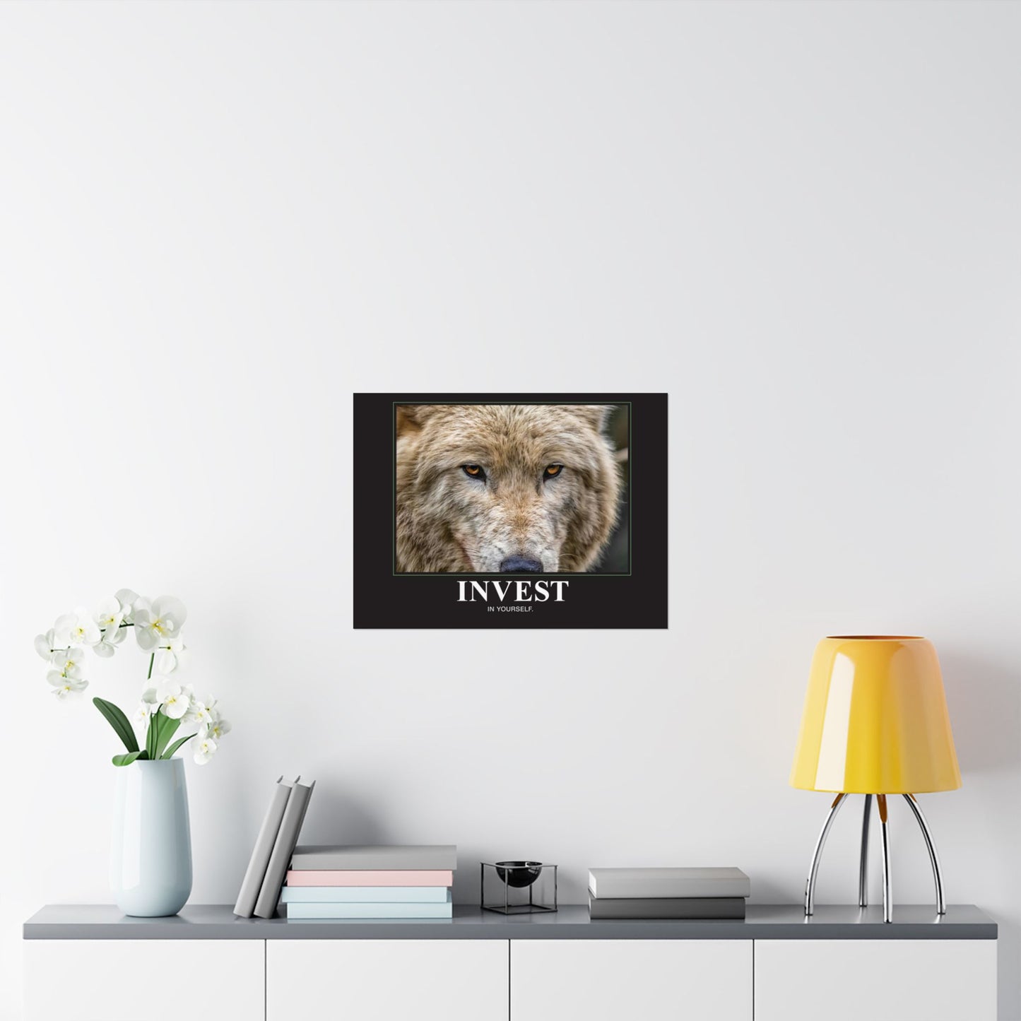 Invest in Yourself Motivational Poster - Matte Finish
