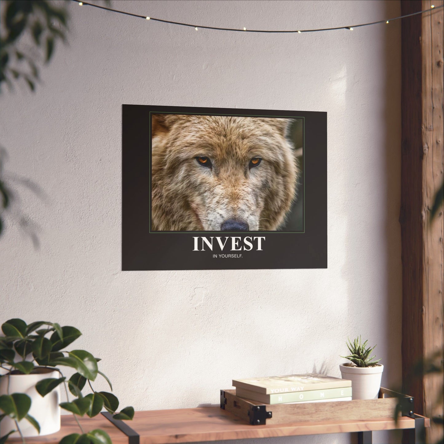 Invest in Yourself Motivational Poster - Matte Finish
