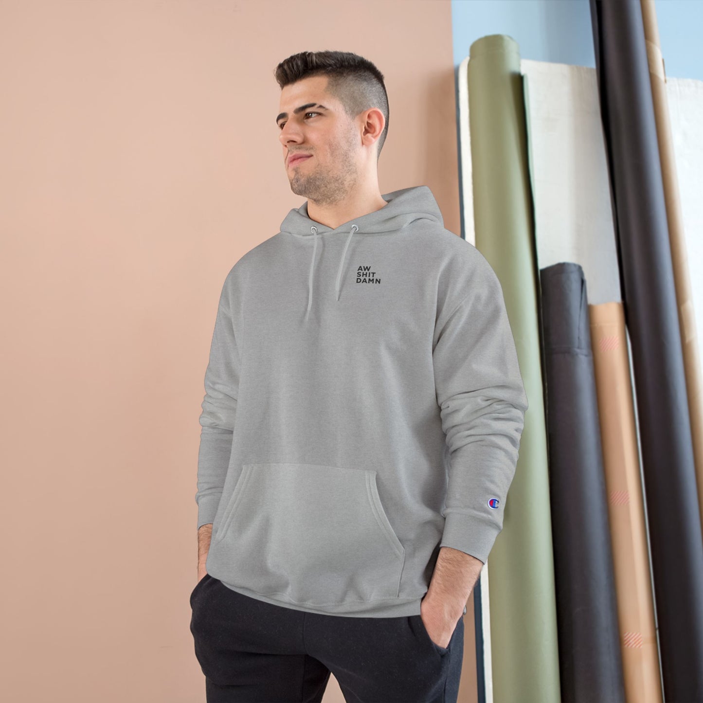 Aw Shit Damn Champion Hoodie