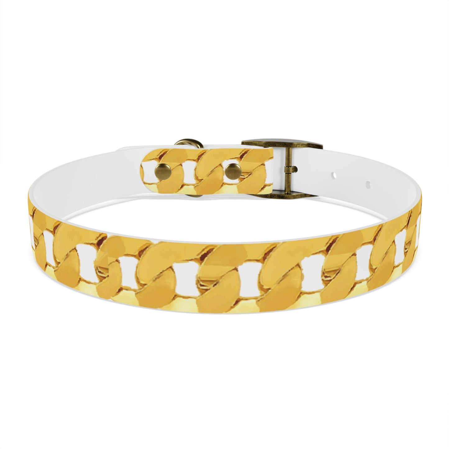 Cuban Link Gold Chain Dog Collar