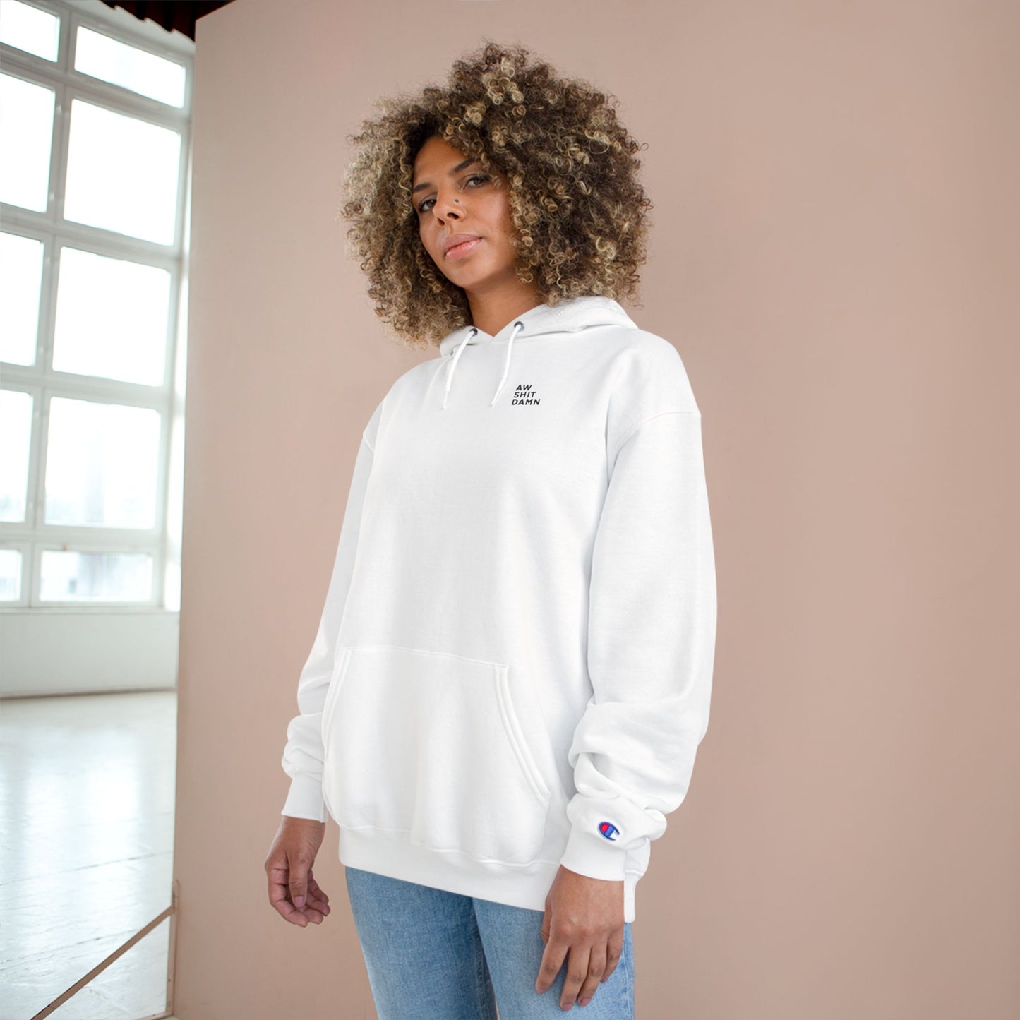 Aw Shit Damn Champion Hoodie