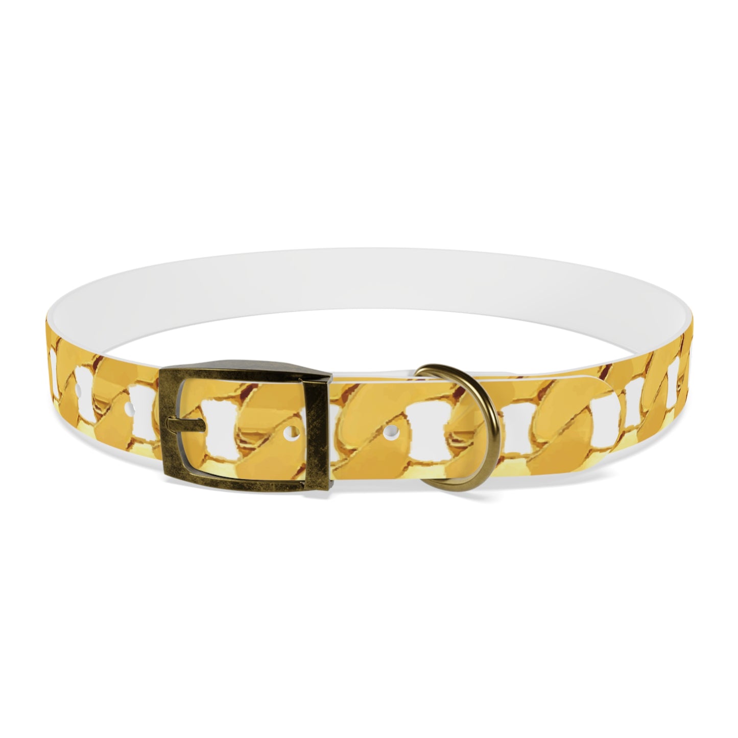 Cuban Link Gold Chain Dog Collar