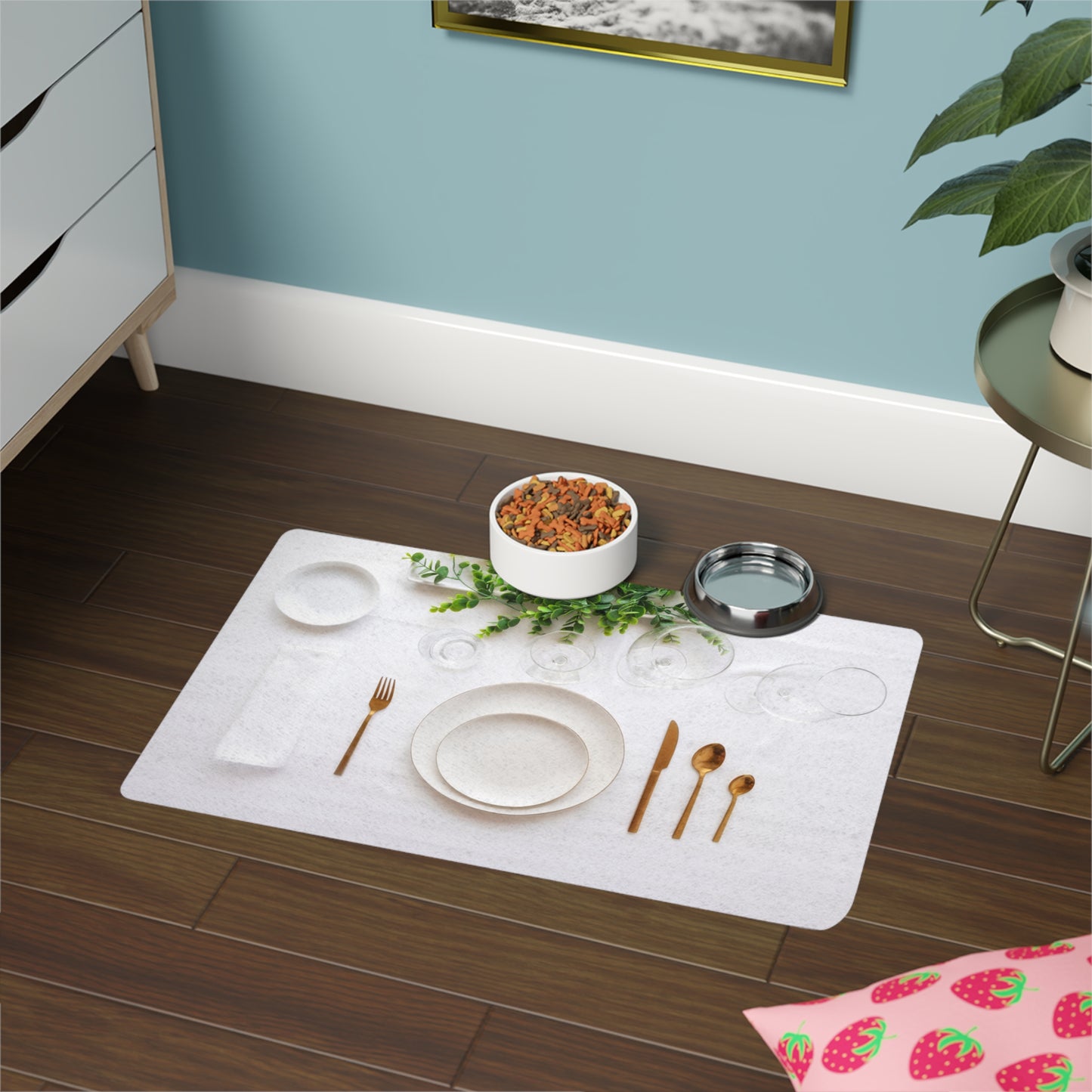 Fine Dining Pet Food Mat (12x18)