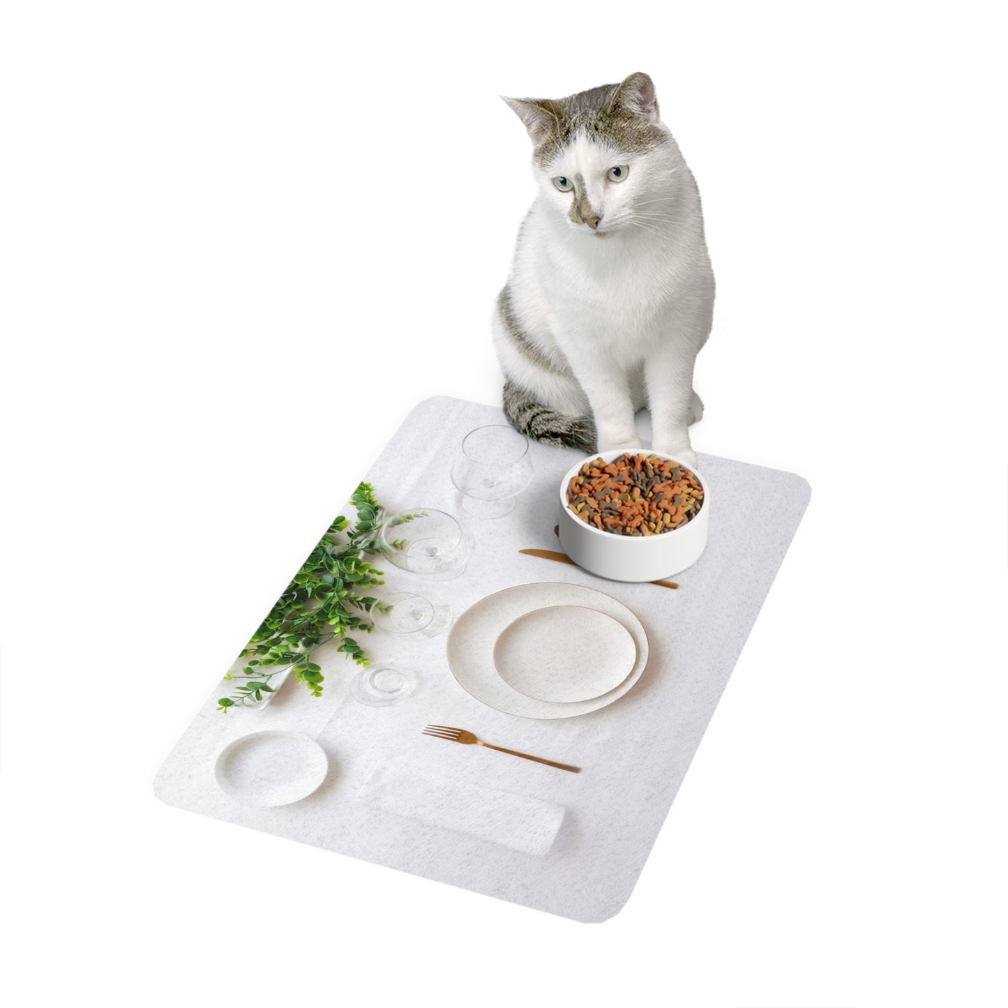 Fine Dining Pet Food Mat (12x18)