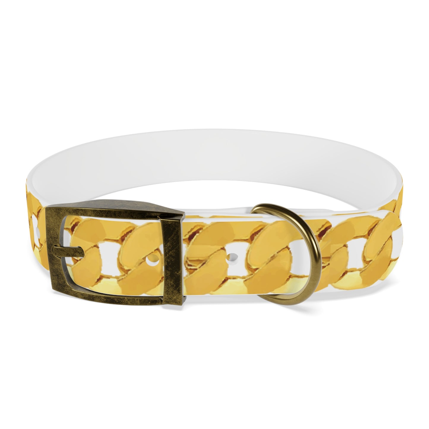 Cuban Link Gold Chain Dog Collar