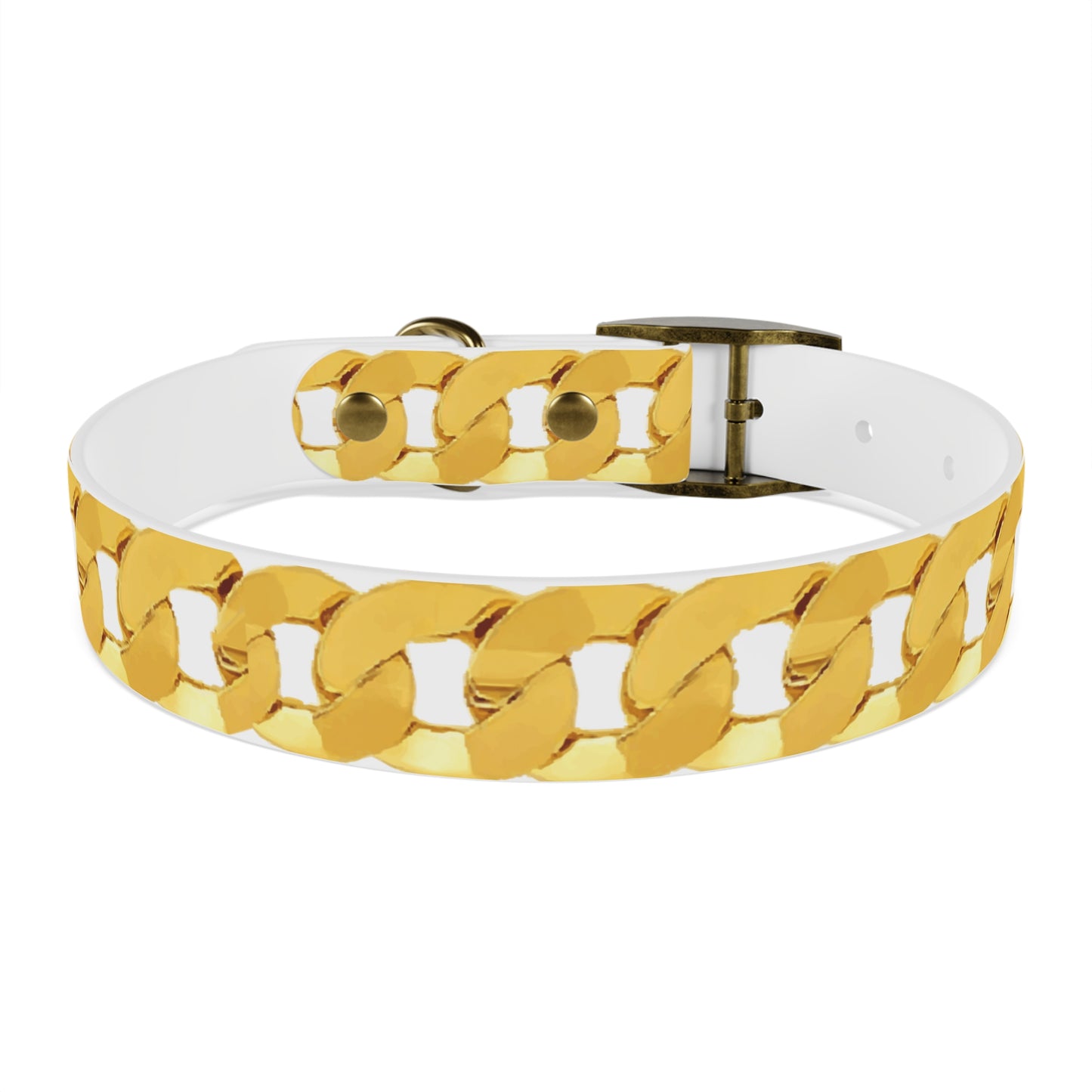 Cuban Link Gold Chain Dog Collar