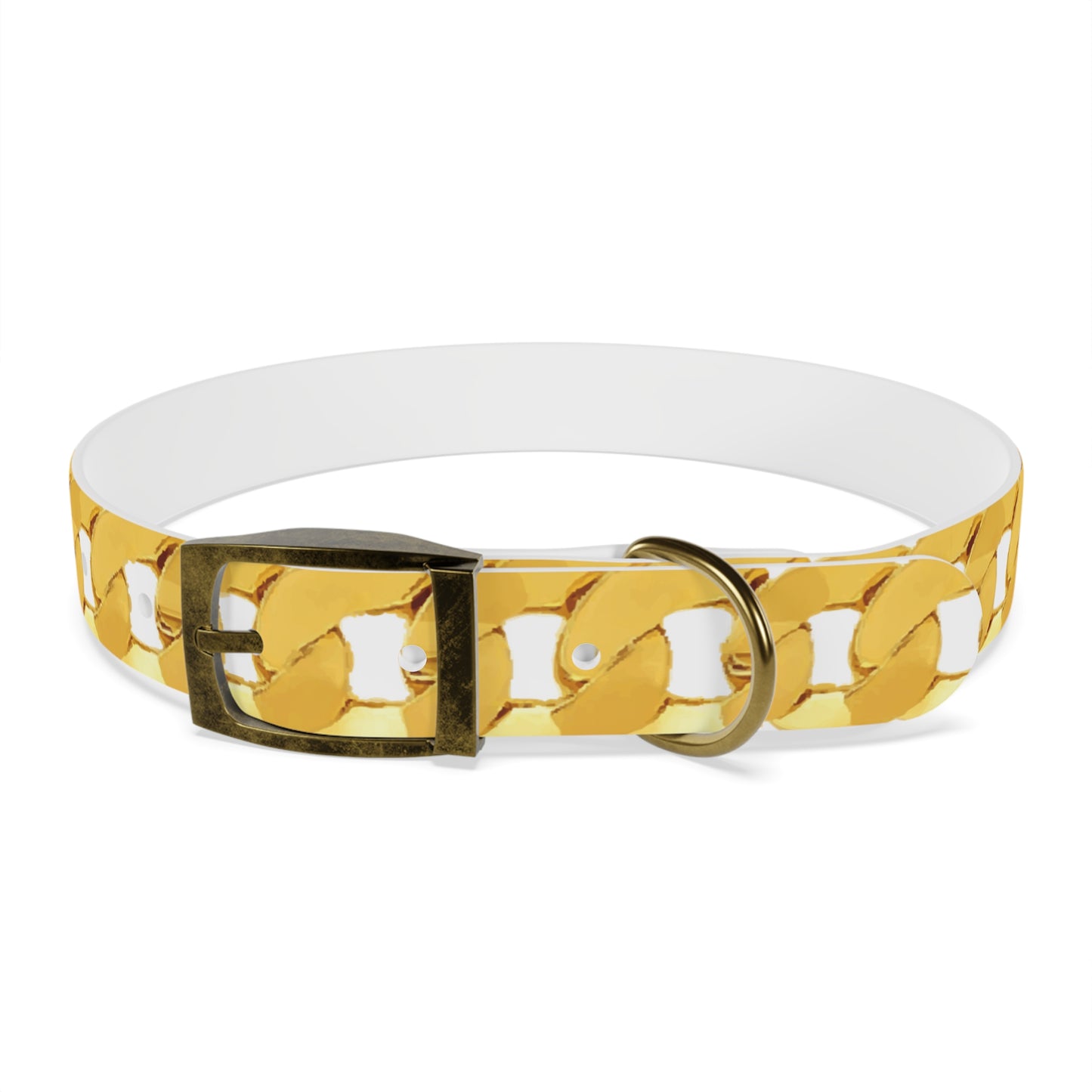 Cuban Link Gold Chain Dog Collar