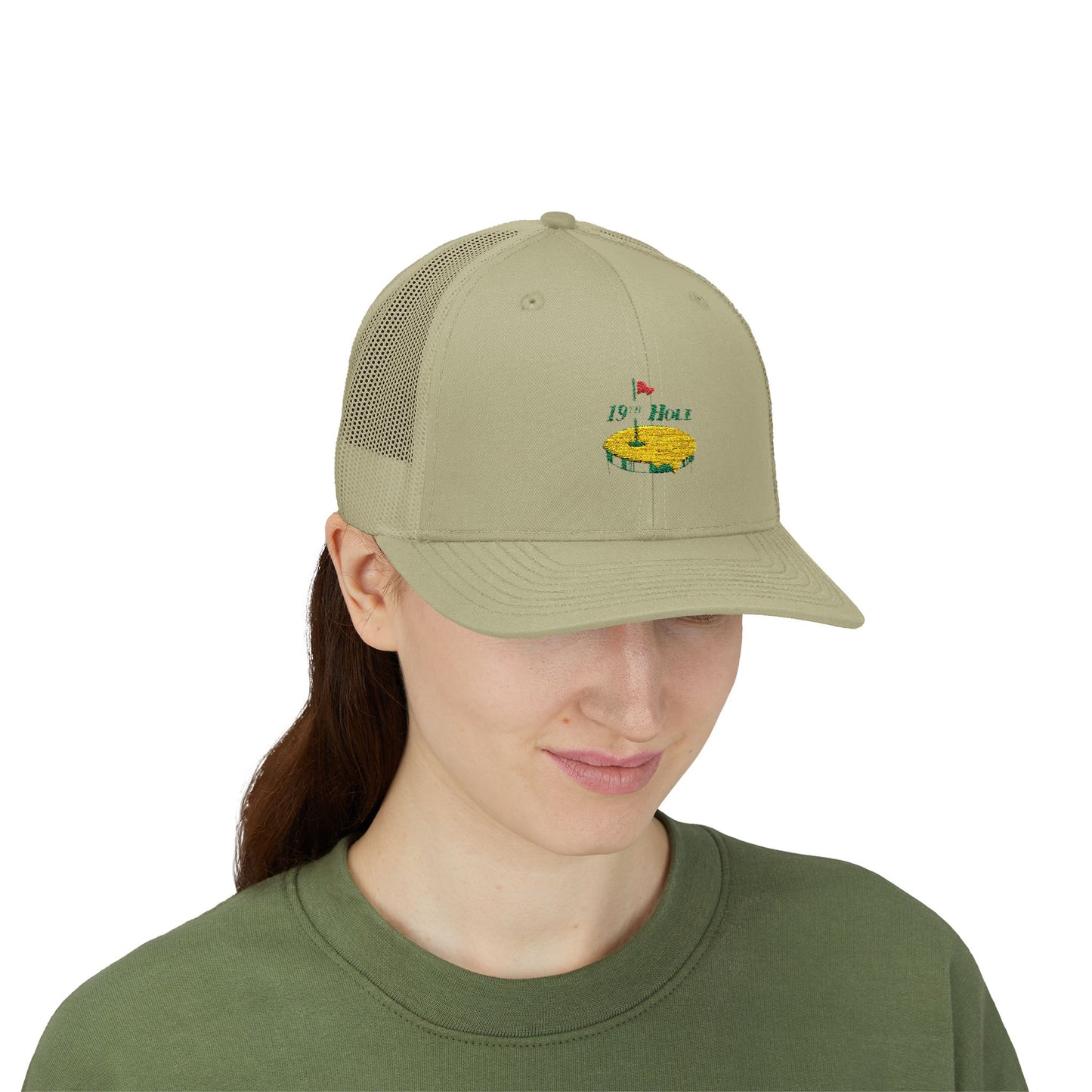 19th Hole Snapback Golf Hat - Custom Embroidered