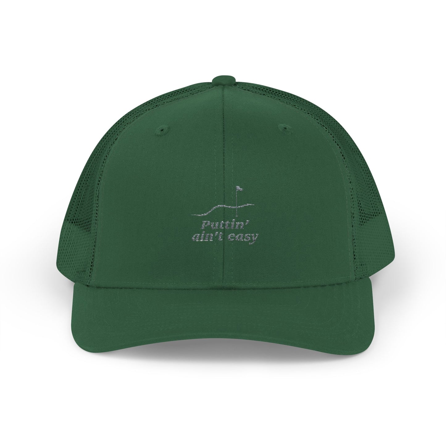 Pittin' Aint Easy Snapback Golf Hat - Custom Embroidered
