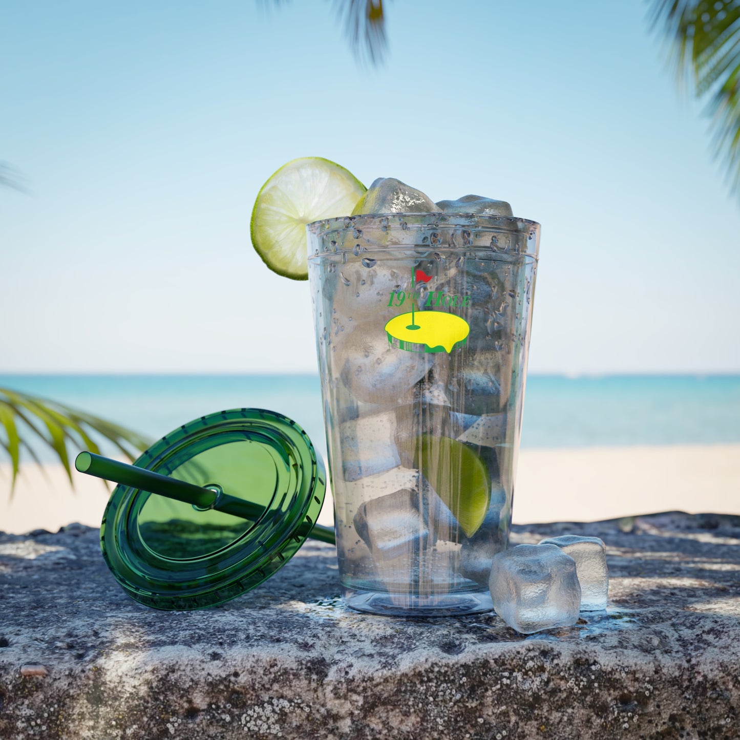 19th Hole - 16oz Tumbler with Straw