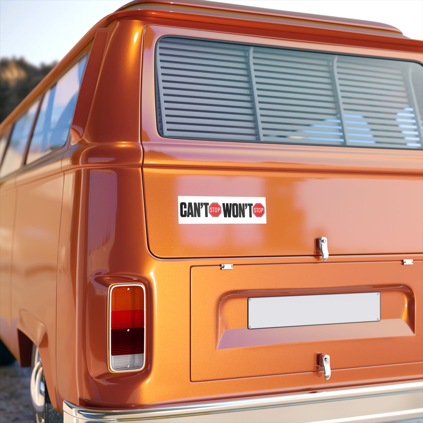 Can't Stop, Won't Stop Sticker