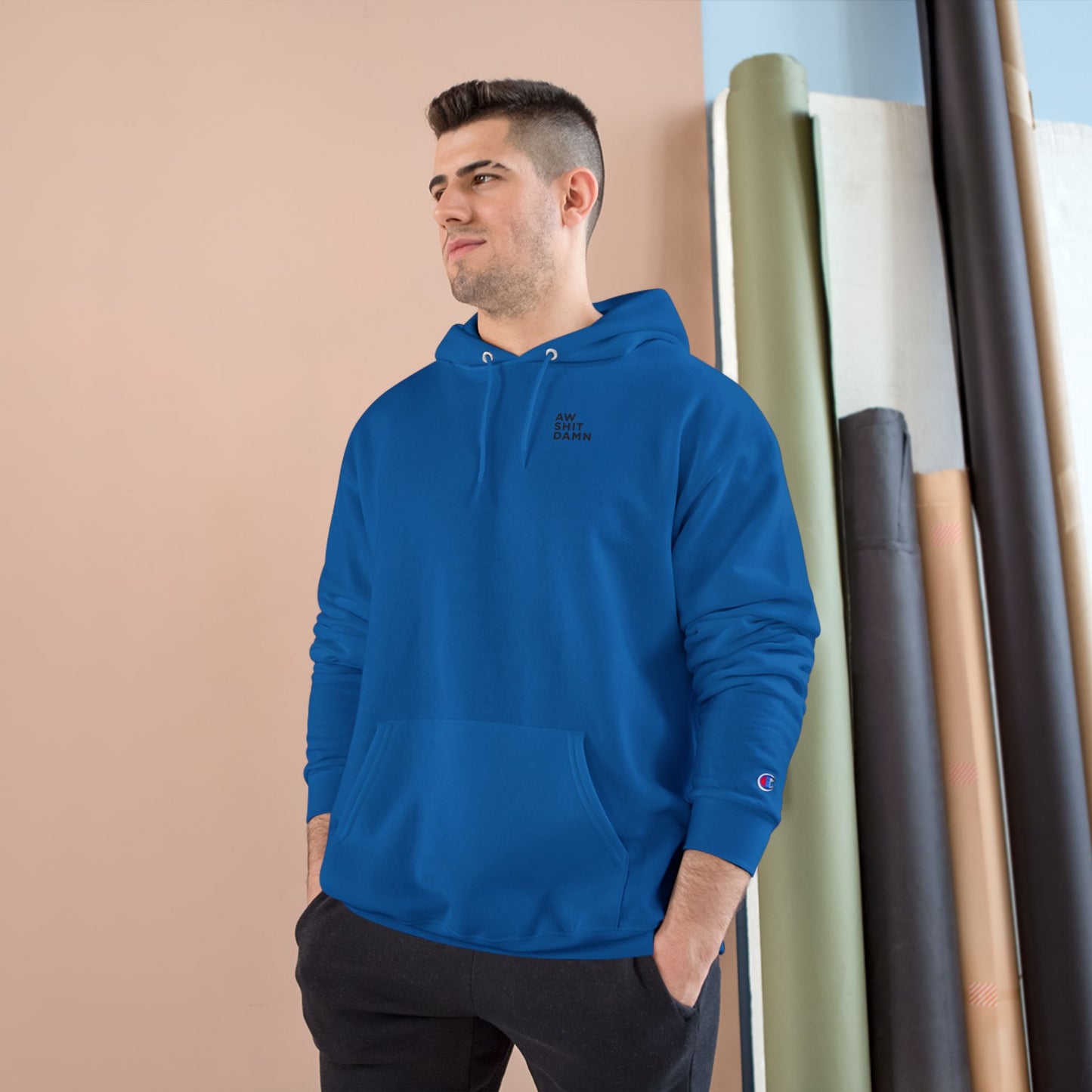 Aw Shit Damn Champion Hoodie