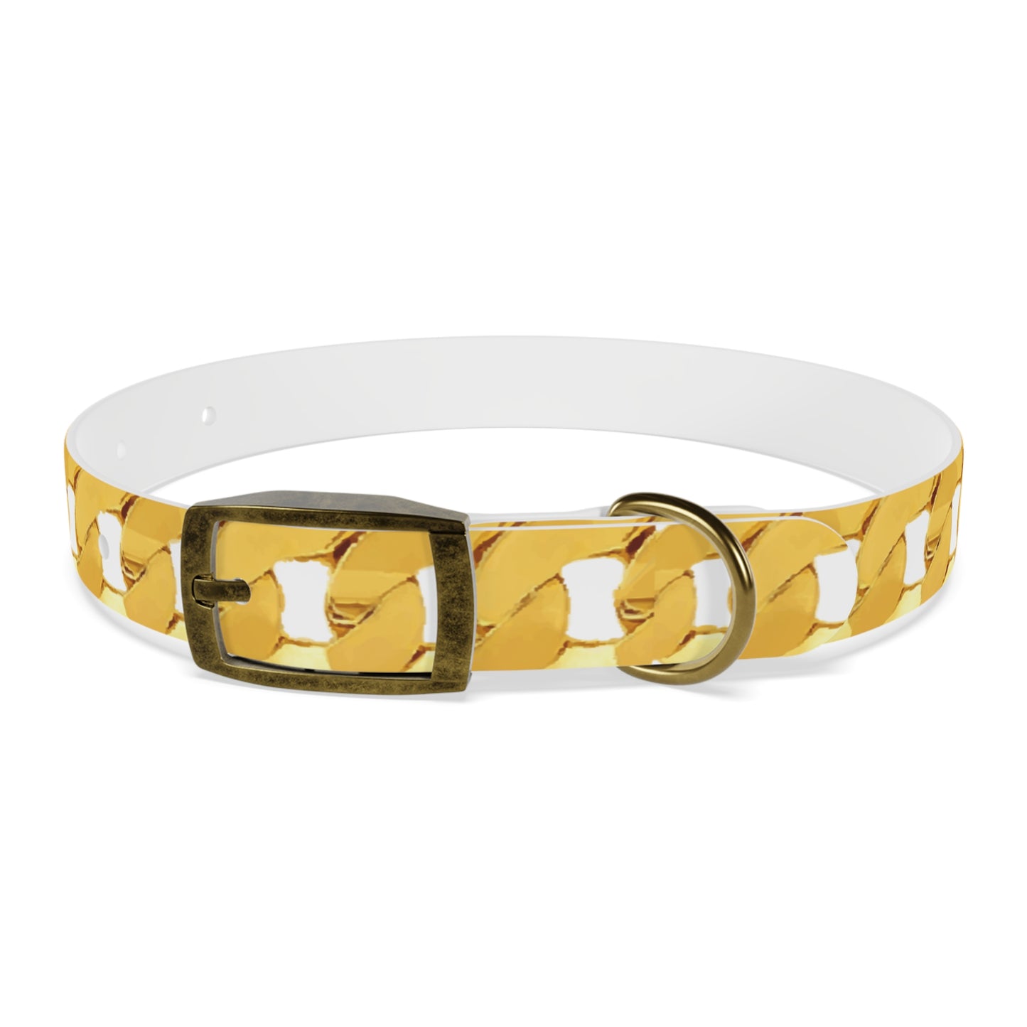 Cuban Link Gold Chain Dog Collar