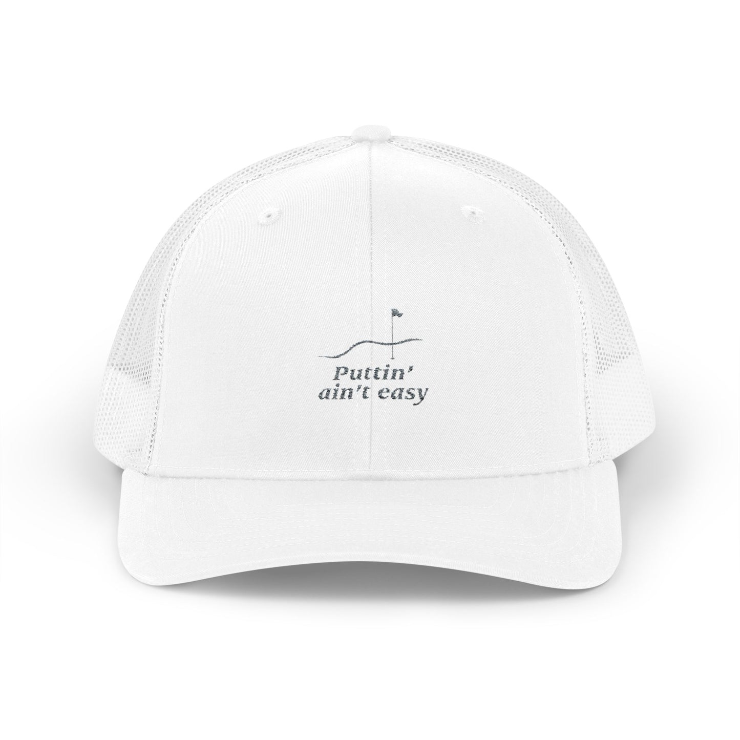 Pittin' Aint Easy Snapback Golf Hat - Custom Embroidered