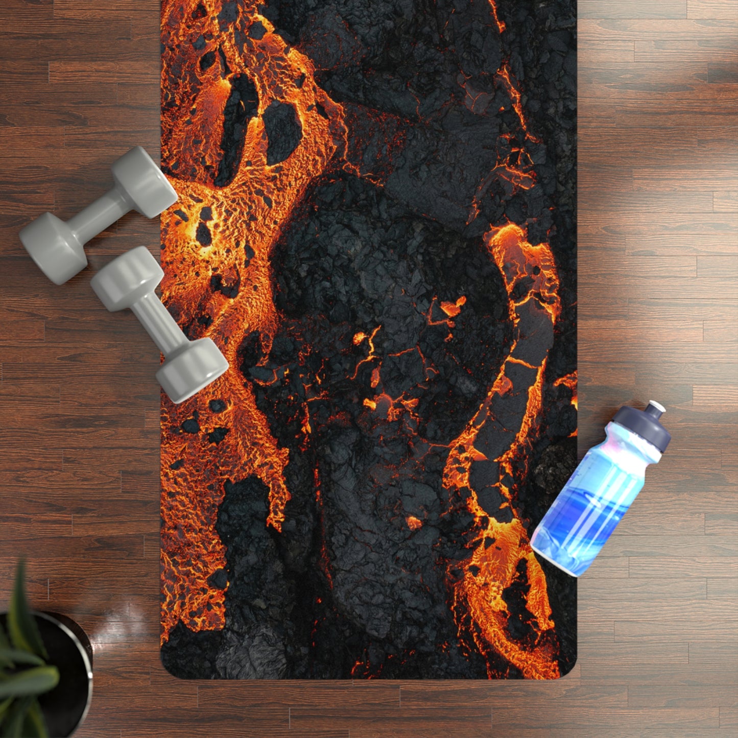The Floor is Lava Yoga Mat