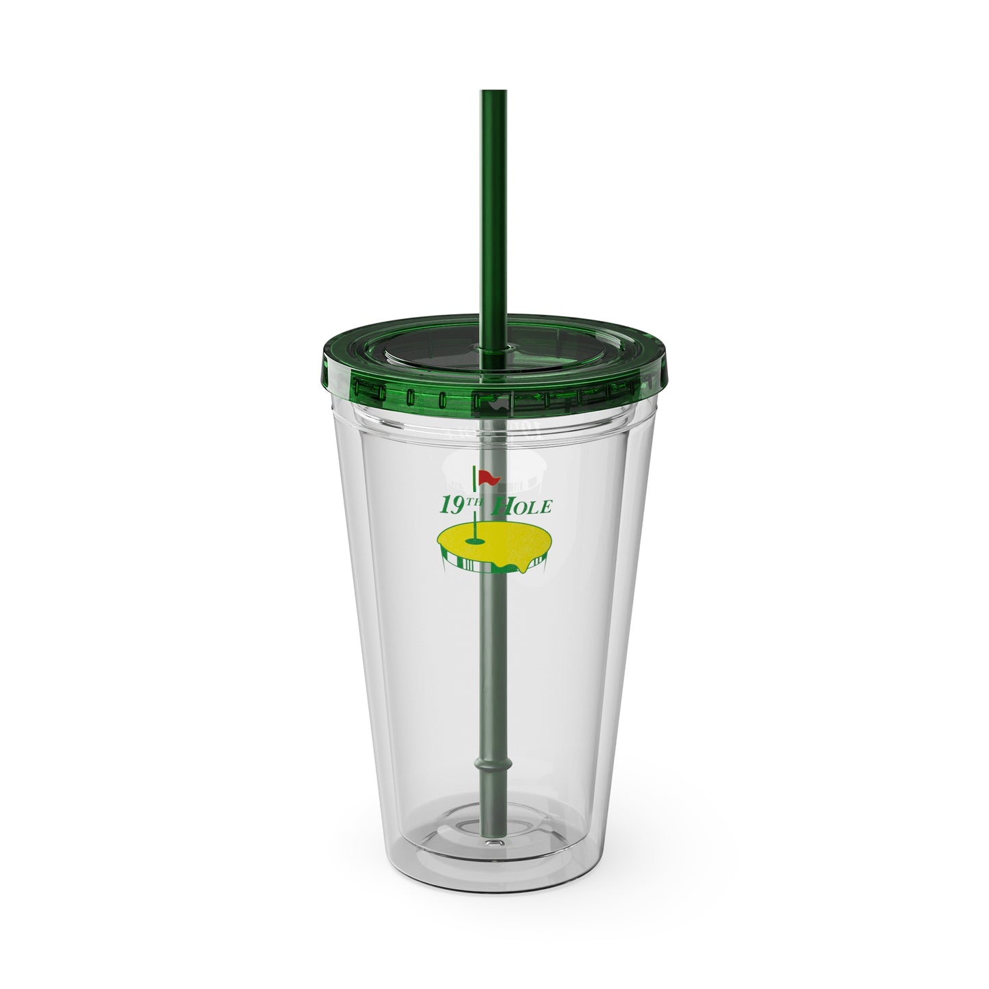 19th Hole - 16oz Tumbler with Straw
