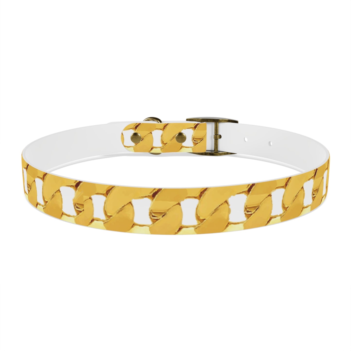 Cuban Link Gold Chain Dog Collar