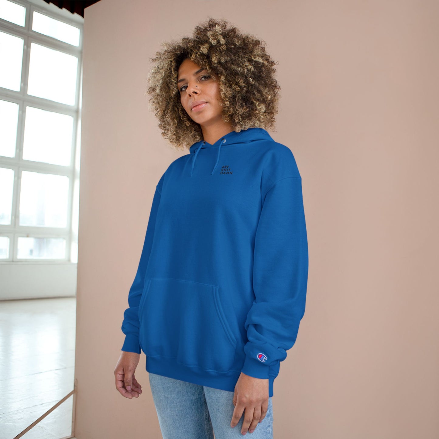 Aw Shit Damn Champion Hoodie