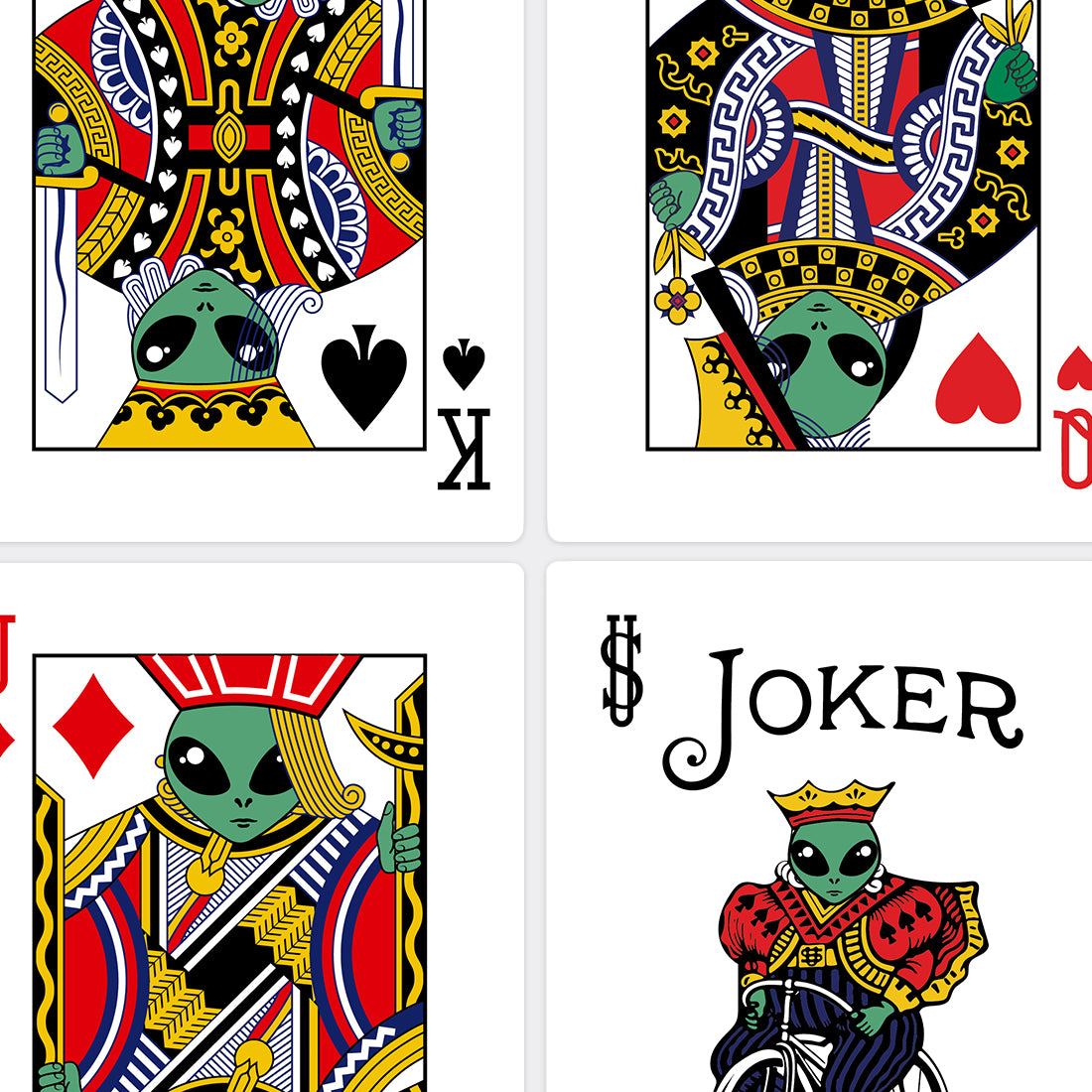 Aliens - Standard 52-Card Deck