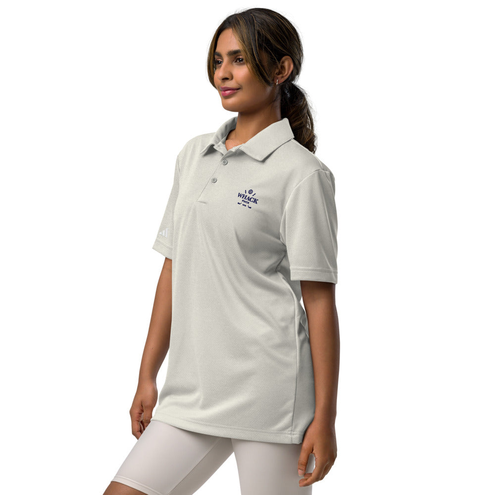 Whack Fuck Embroidered Adidas Space-Dyed Polo