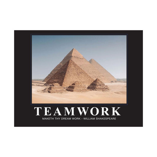 Teamwork Motivational Poster - Matte Finish