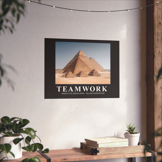 Teamwork Motivational Poster - Matte Finish