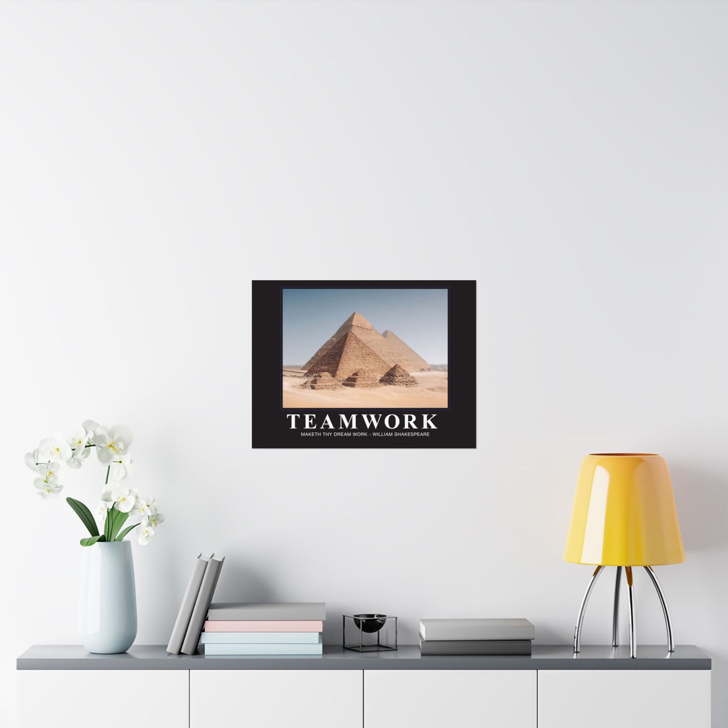 Teamwork Motivational Poster - Matte Finish